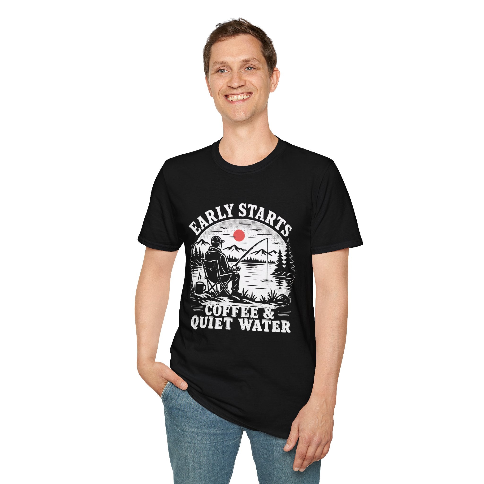 Early Starts Coffee & Quiet Water T-Shirt