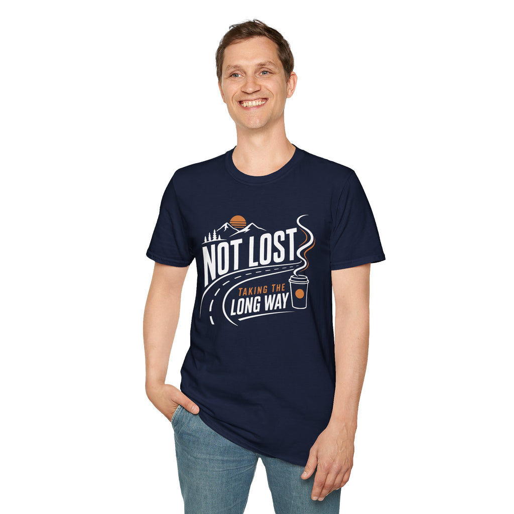 Not Lost Taking The Long Way Coffee T-Shirt