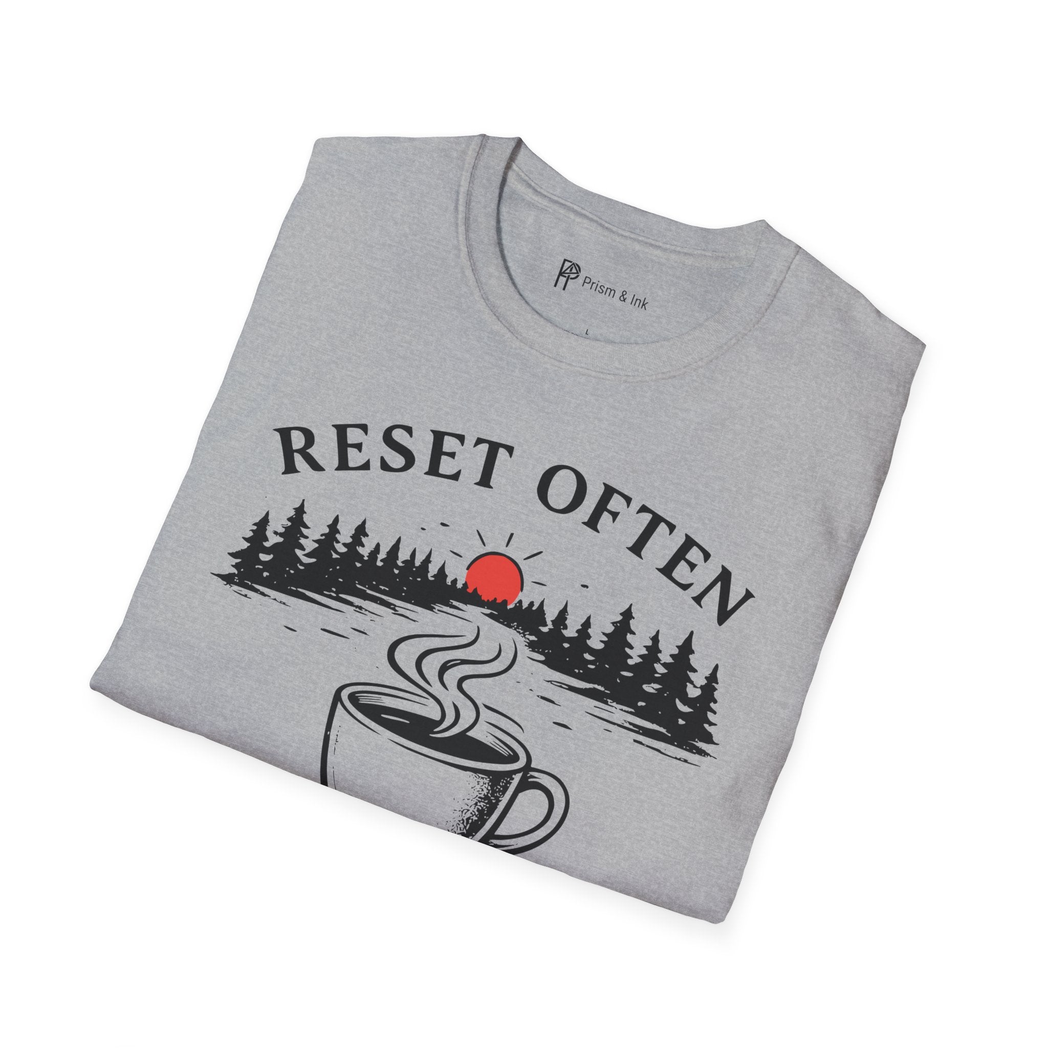 Reset Often Coffee T-Shirt
