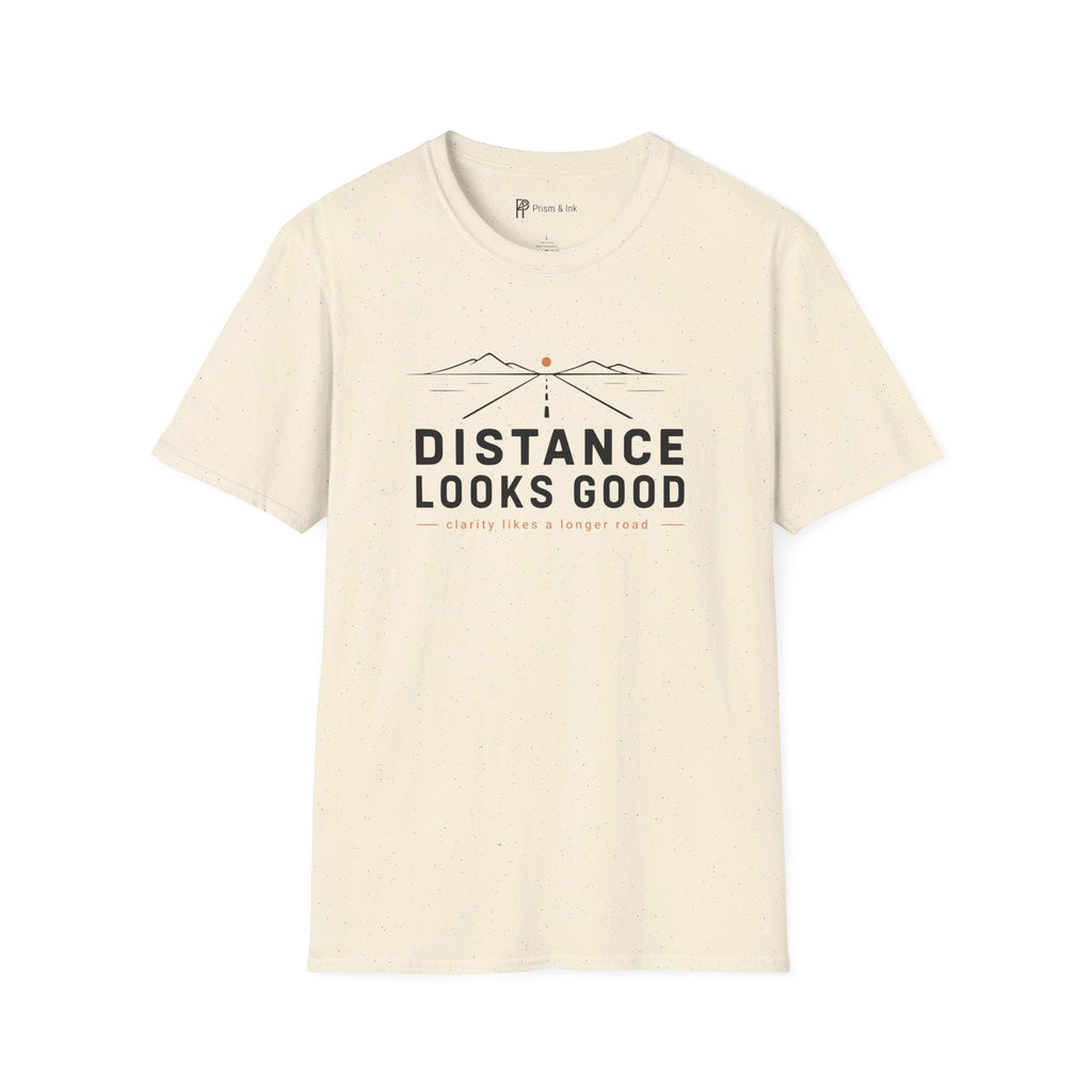 Distance Looks Good Minimalist Road Trip T-Shirt