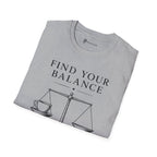 Find Your Balance Start With Coffee T-Shirt
