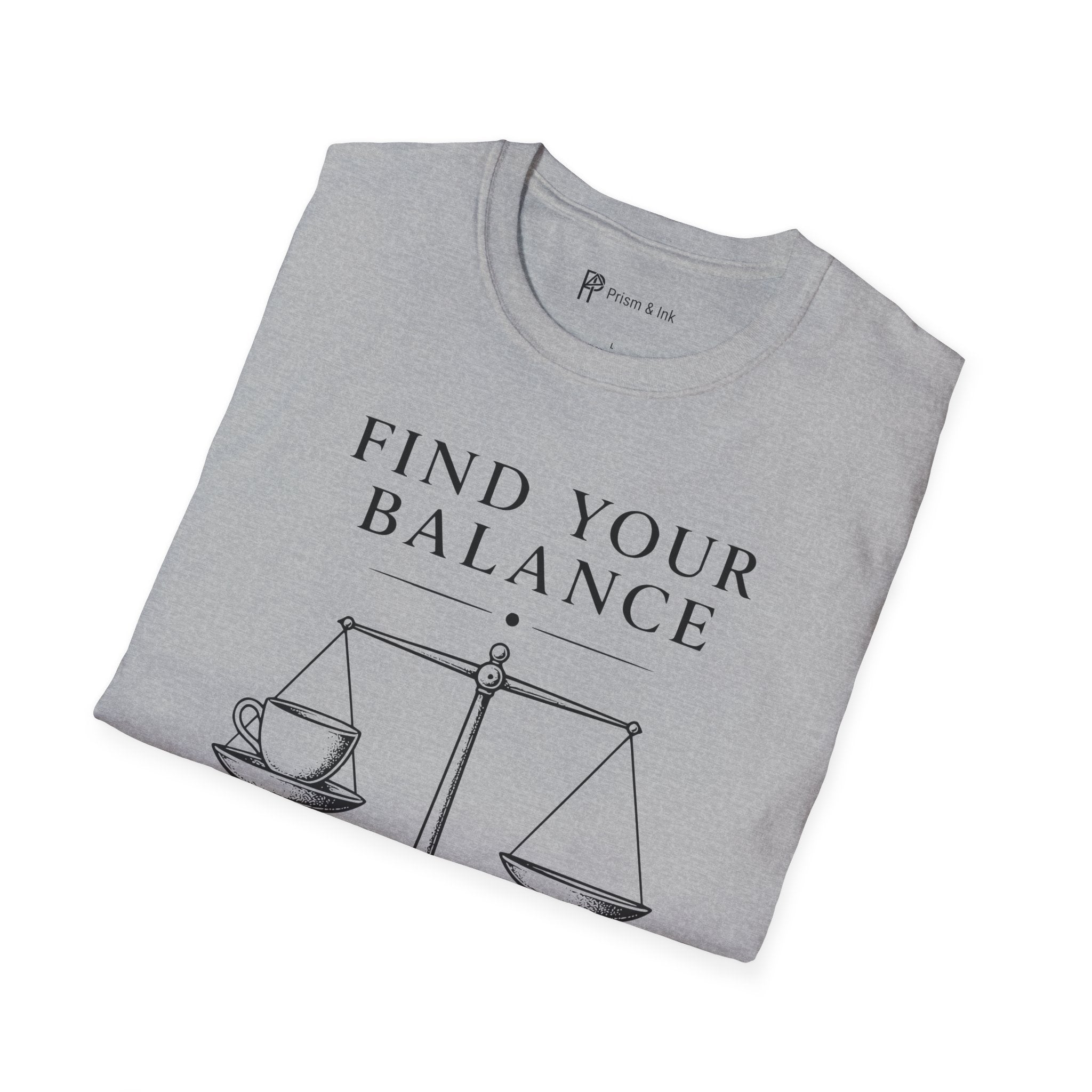 Find Your Balance Start With Coffee T-Shirt