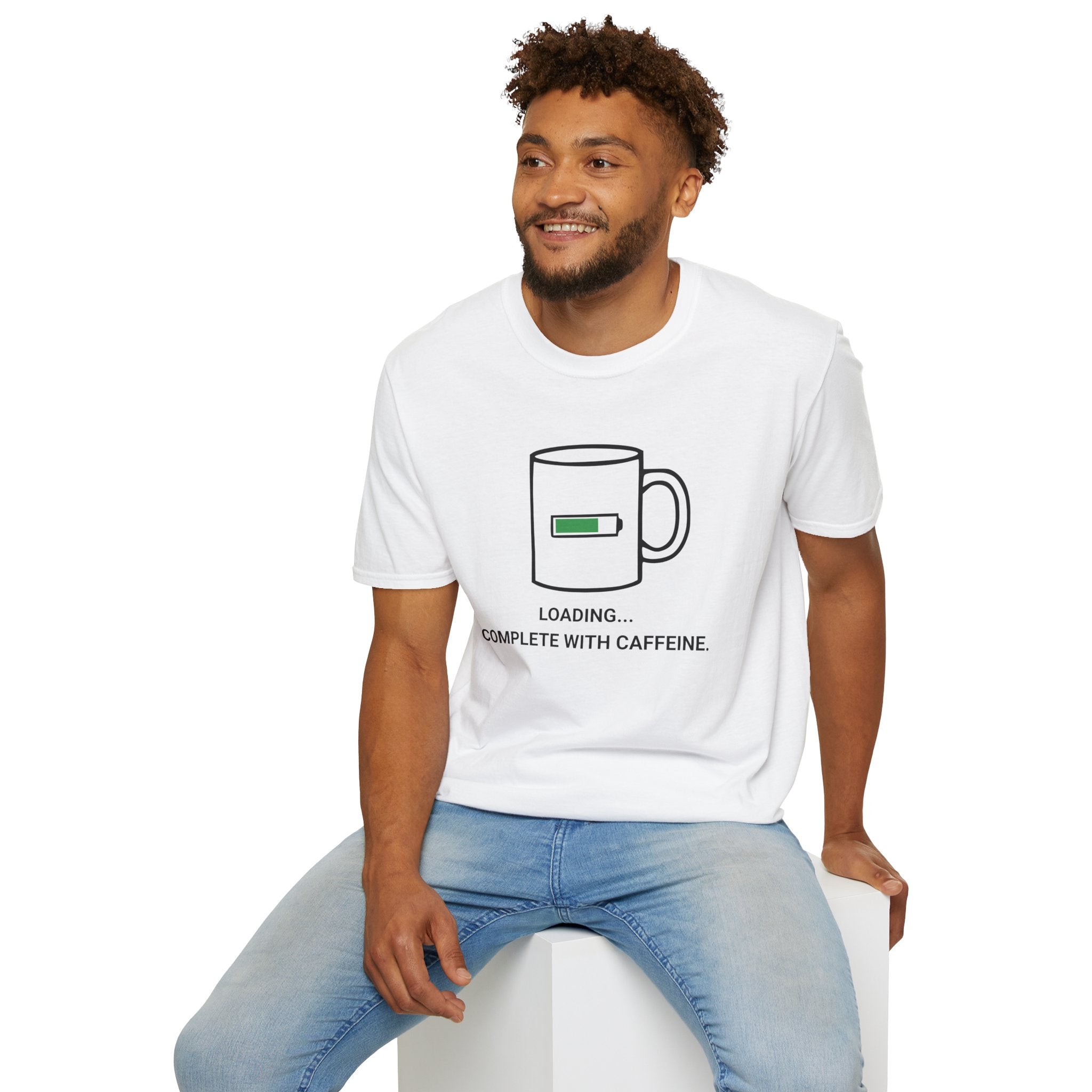 Caffeine Loading Battery T-Shirt