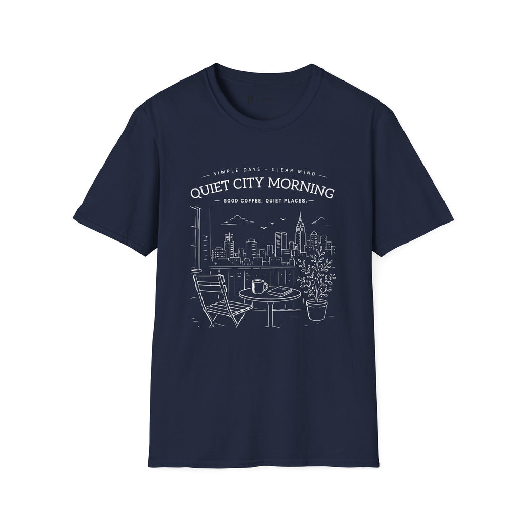 Quiet City Morning Coffee T-Shirt