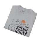 Scenic Route No Small Talk Coffee Roadtrip T-Shirt