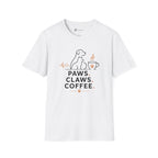 Paws Claws Coffee Pet Lover T-Shirt
