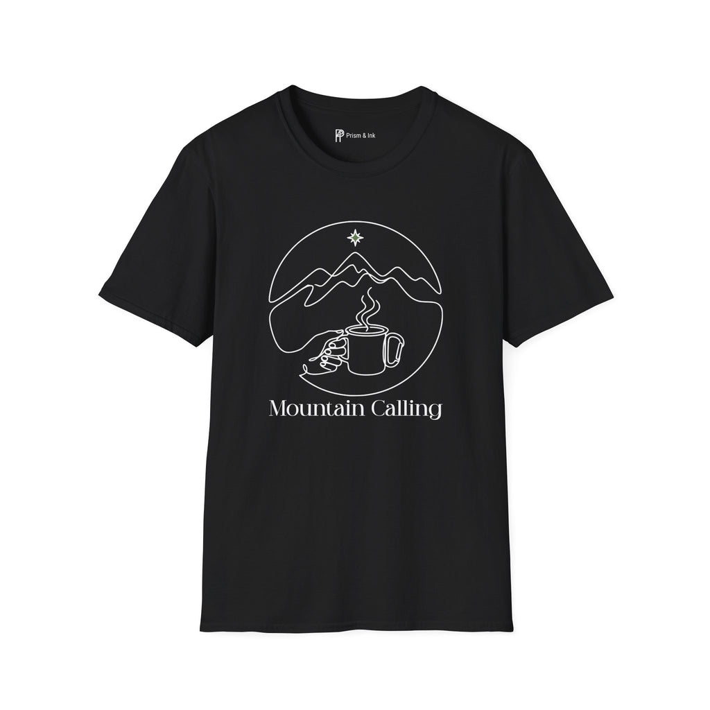 Mountain Calling Minimalist Camping Mug T-Shirt
