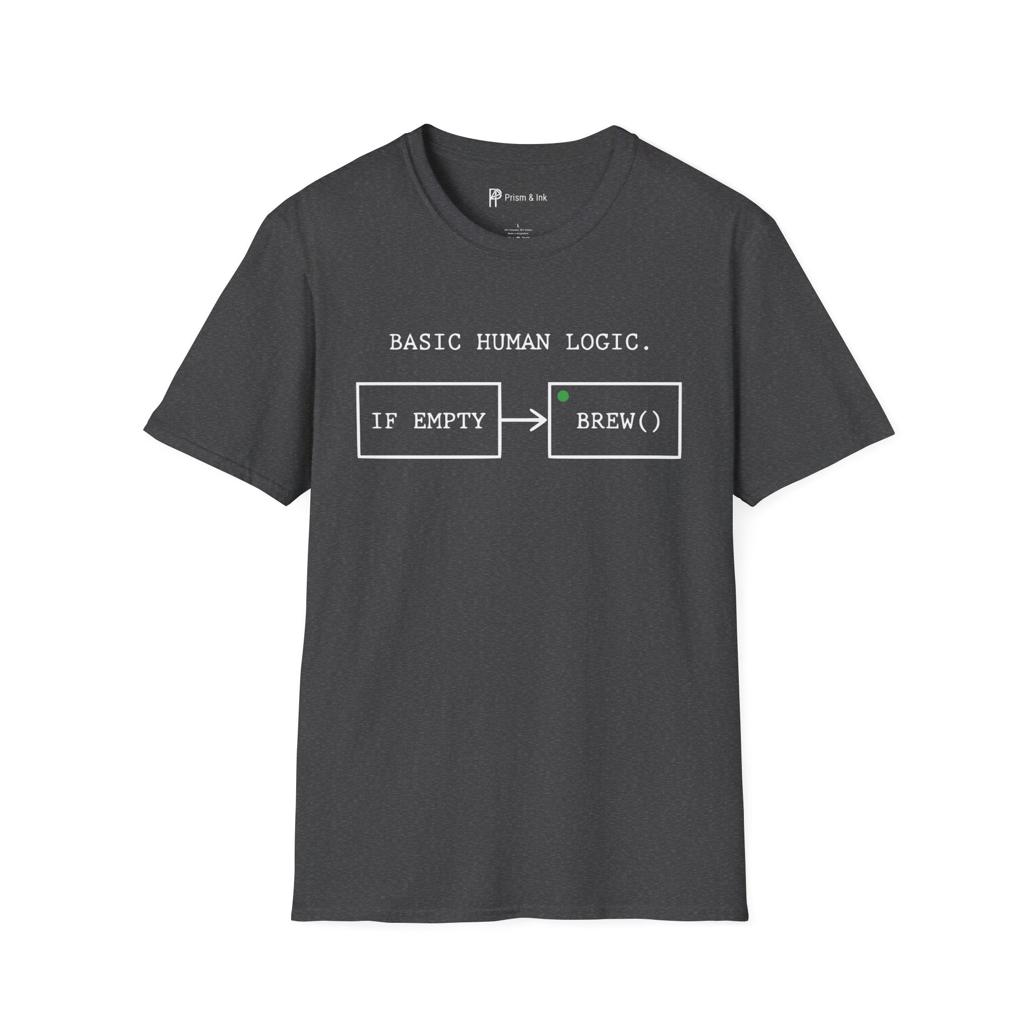Basic Human Logic Programmer Coffee T-Shirt
