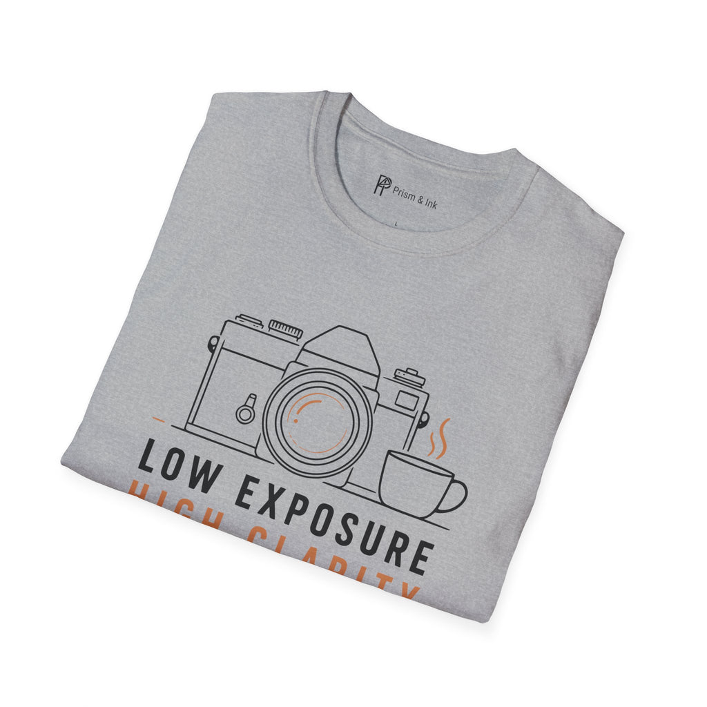 Low Exposure High Clarity Photographer Coffee T-Shirt