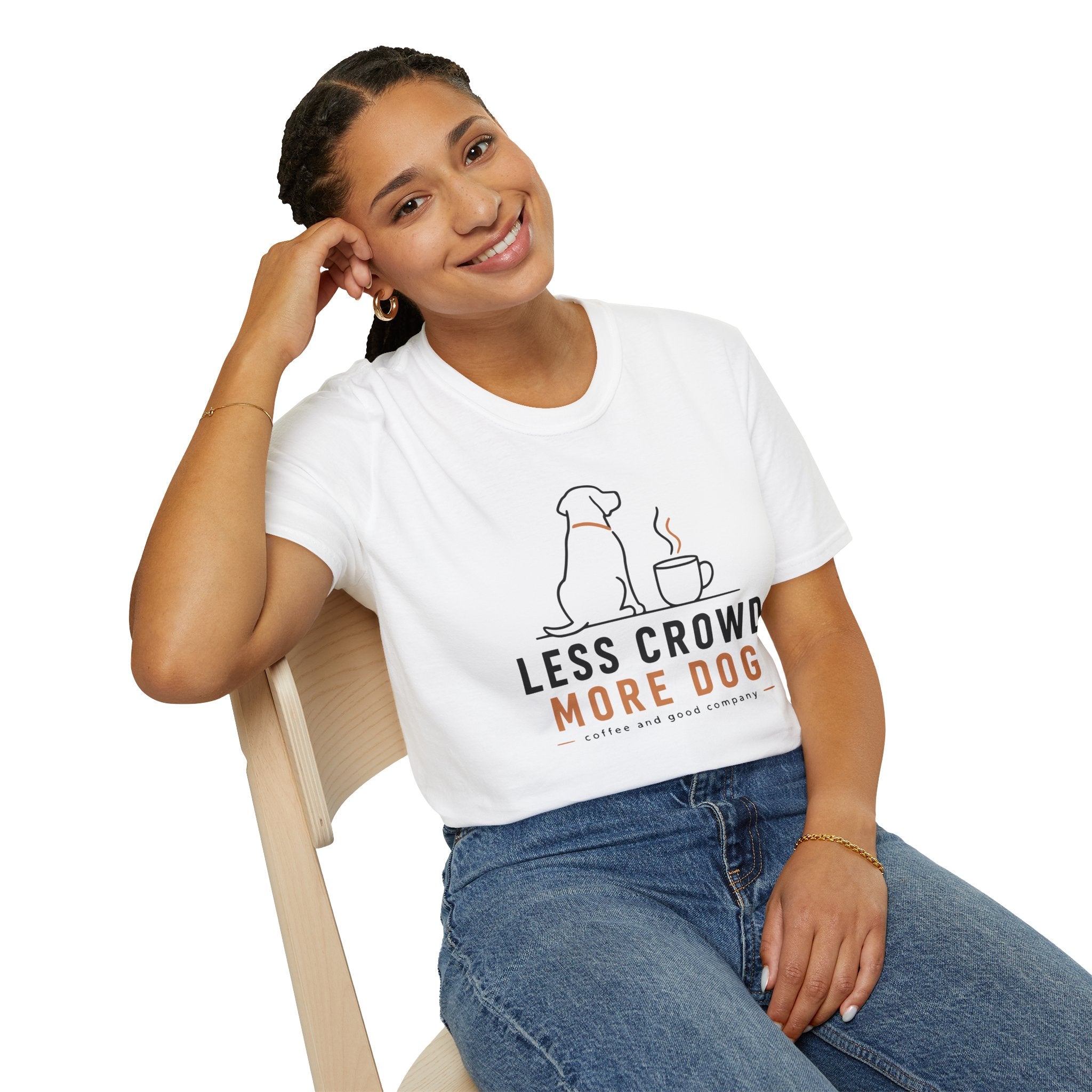 Less Crowd More Dog Coffee Lover T-Shirt