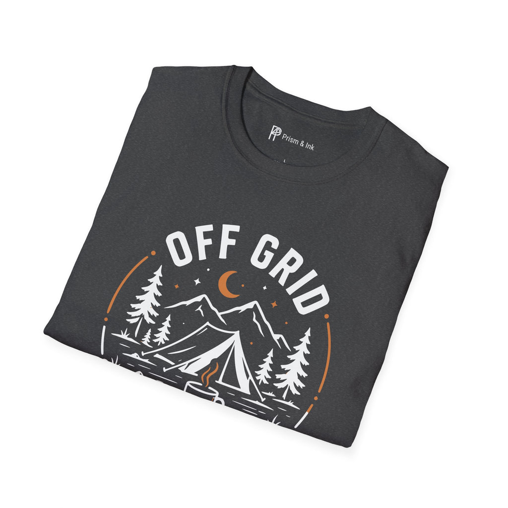 Off Grid On Purpose Camping Coffee T-Shirt