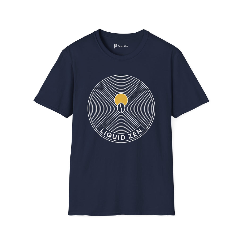 Liquid Zen Minimalist Coffee Bean T-Shirt