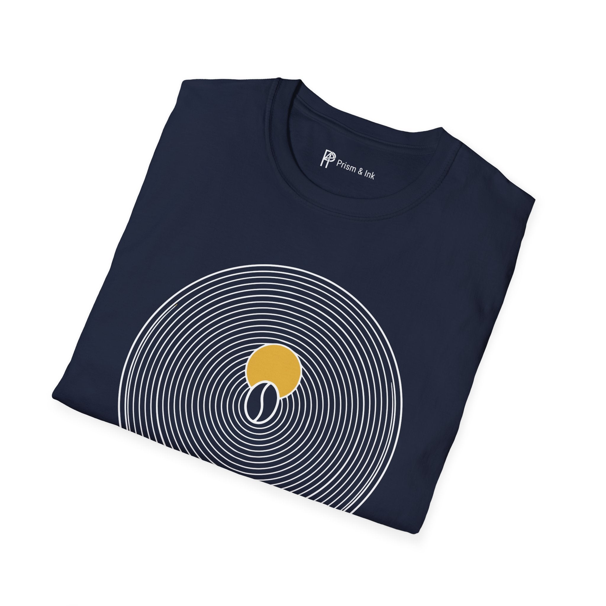 Liquid Zen Minimalist Coffee Bean T-Shirt