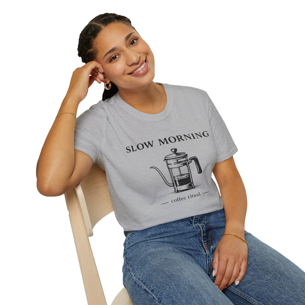 Slow Morning Coffee Ritual T-Shirt