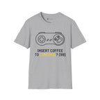 Insert Coffee to Continue Gamer T-Shirt