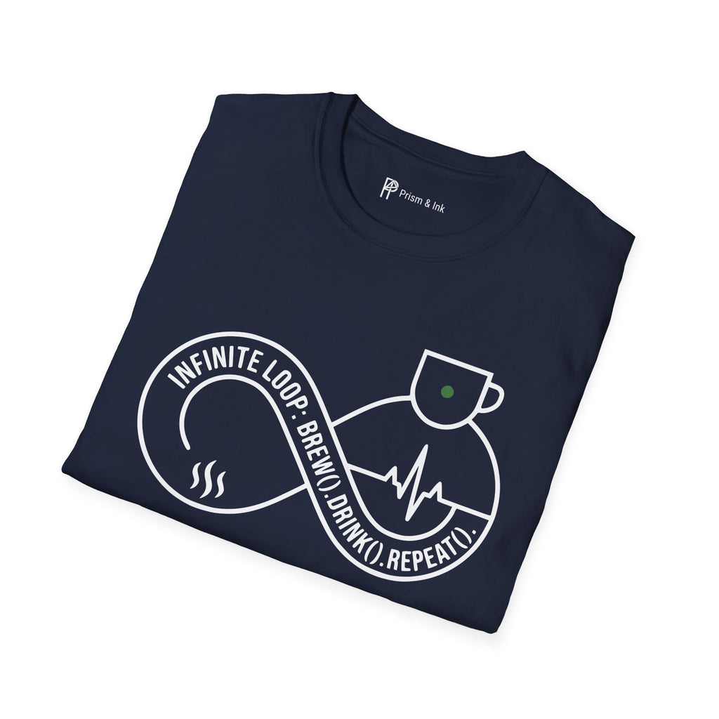 Coffee Initiated Infinite Loop Programmer T-Shirt