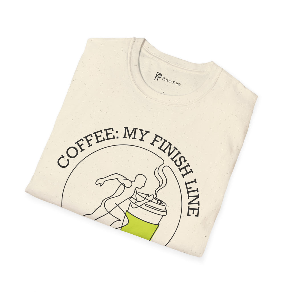 Coffee My Finish Line Running T-Shirt