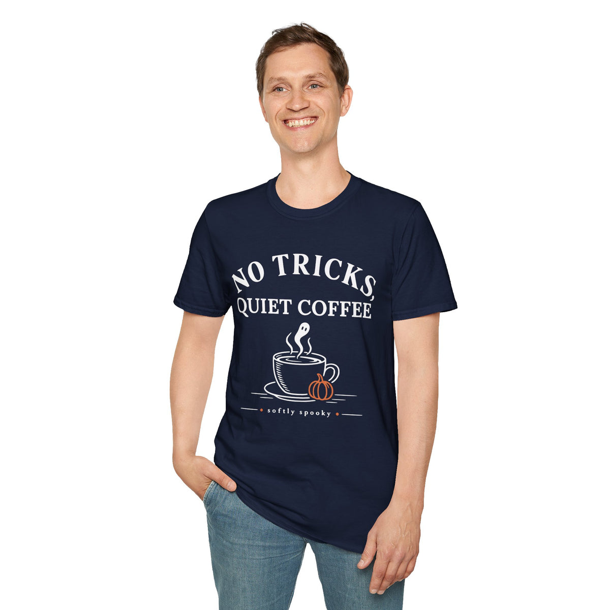 No Tricks Quiet Coffee Halloween T-Shirt