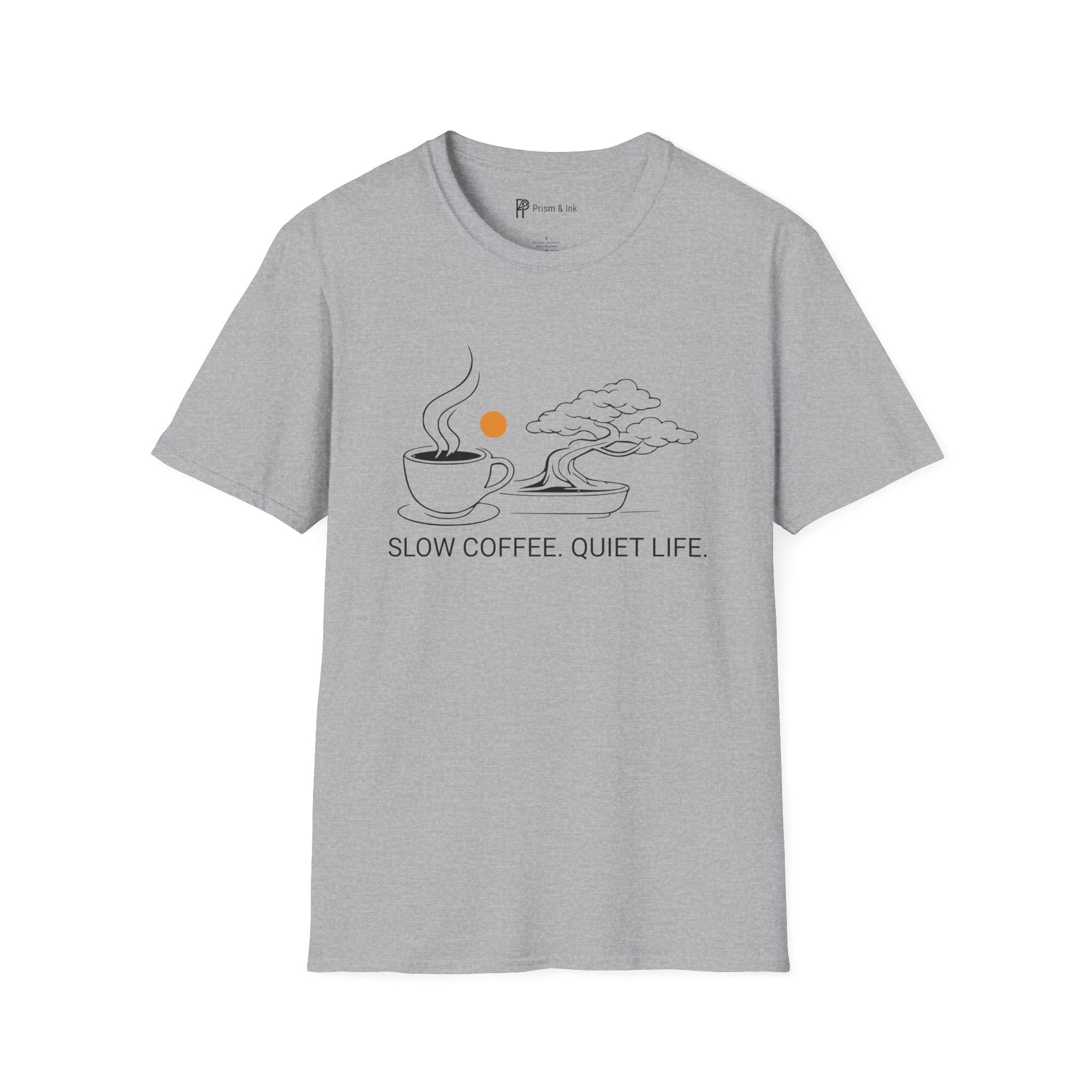Slow Coffee Quiet Life Bonsai T-Shirt