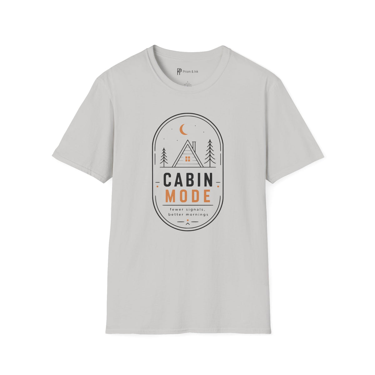 Cabin Mode Minimalist Slow Living Outdoor T-Shirt