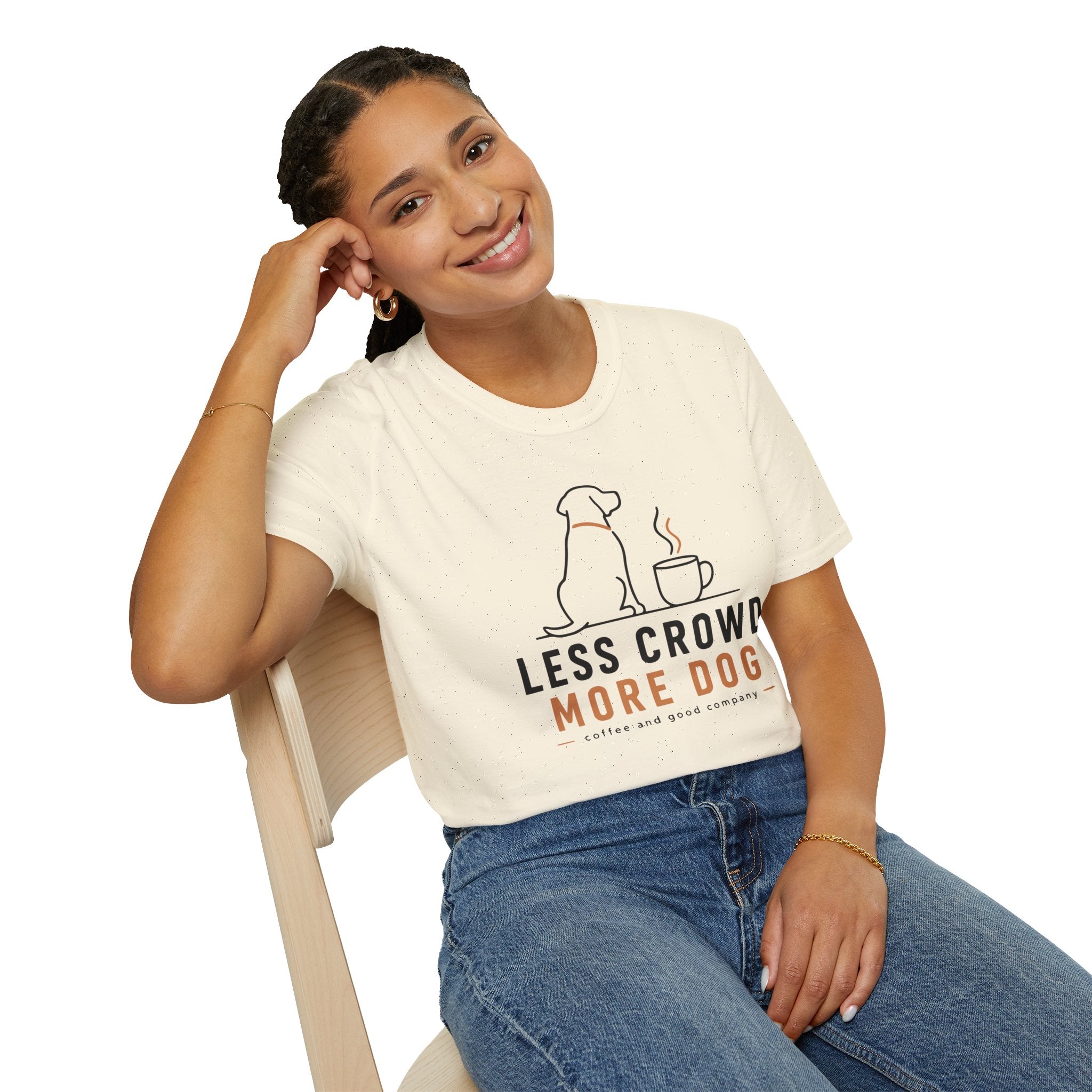 Less Crowd More Dog Coffee Lover T-Shirt
