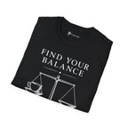 Find Your Balance Start With Coffee T-Shirt