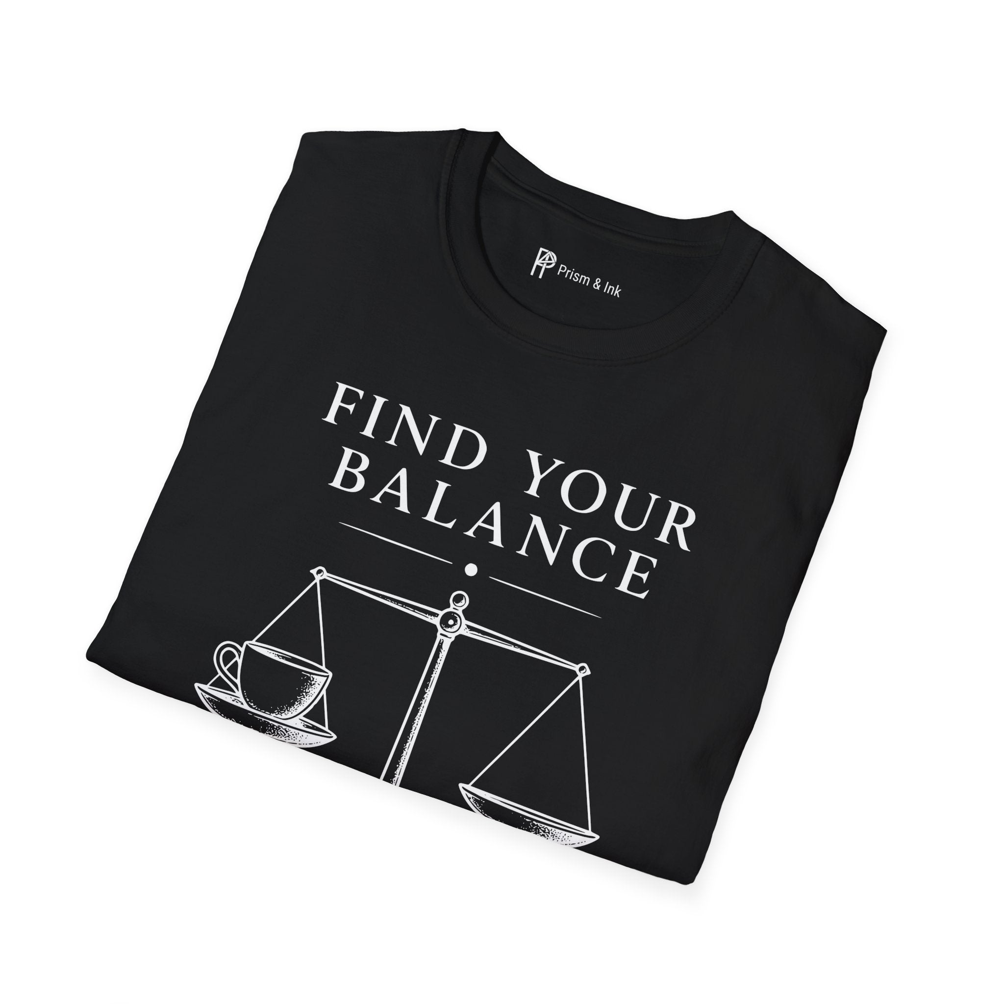 Find Your Balance Start With Coffee T-Shirt