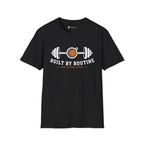 Built By Routine Strong Coffee Gym Fitness T-Shirt