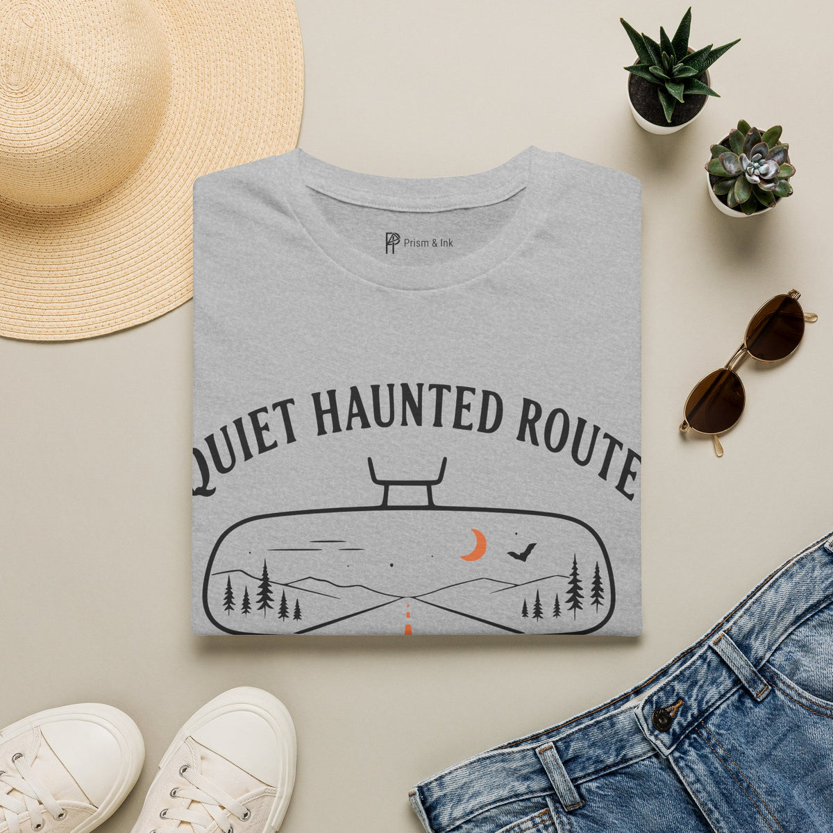 Quiet Haunted Route Take The Quiet Way T-Shirt