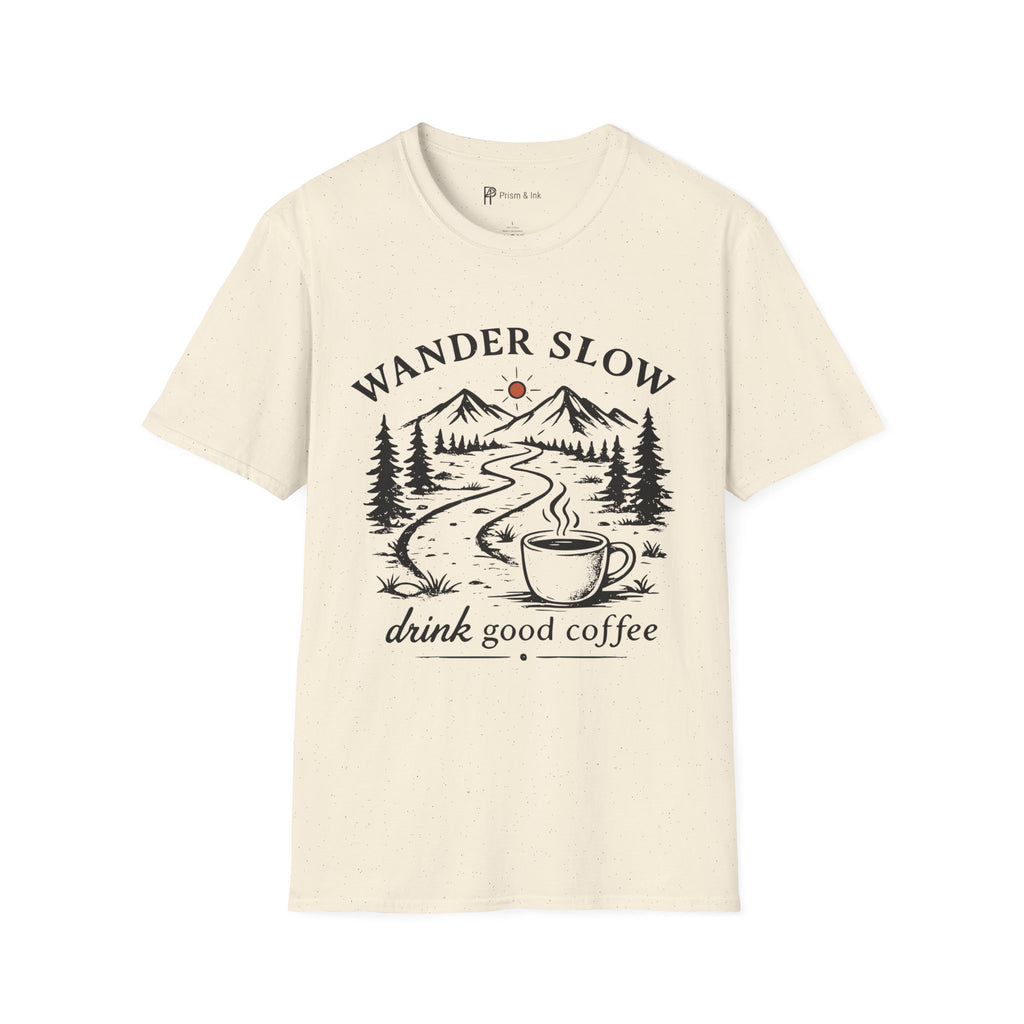 "Wander Slow" Mountain Trail T-Shirt