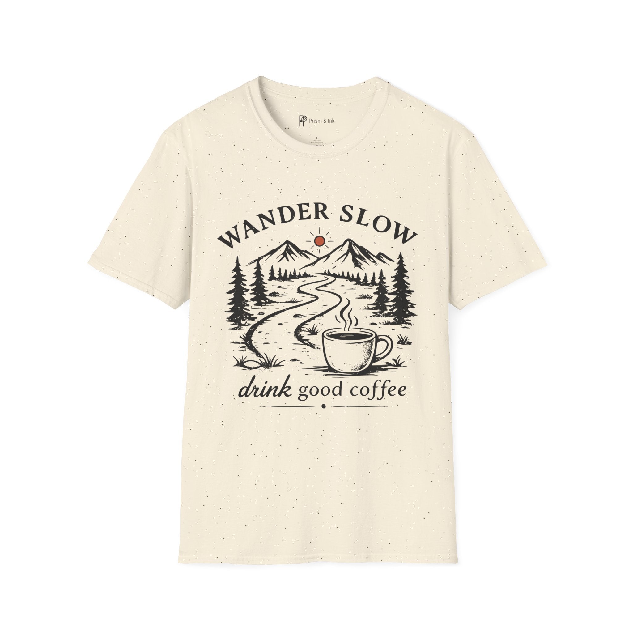 "Wander Slow" Mountain Trail T-Shirt