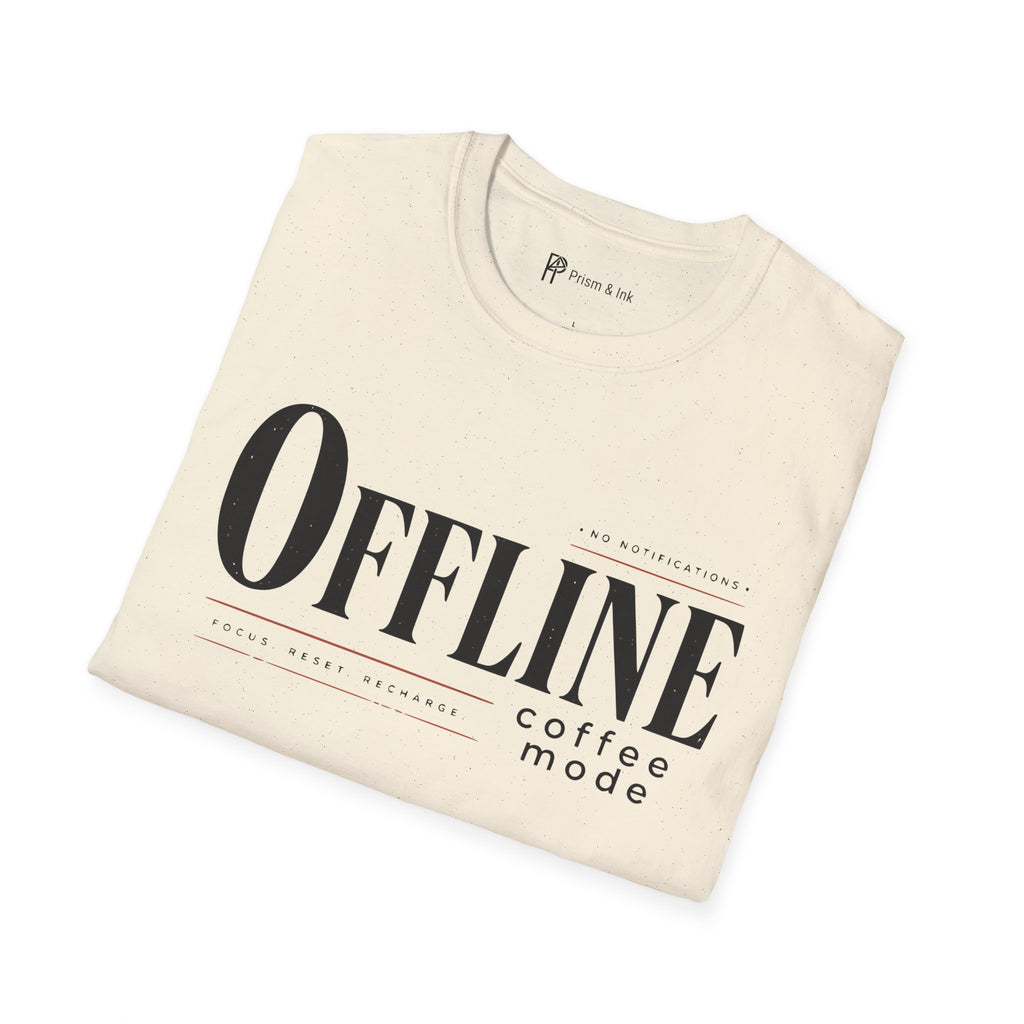 OFFLINE Coffee Mode System Reset Focus T-Shirt