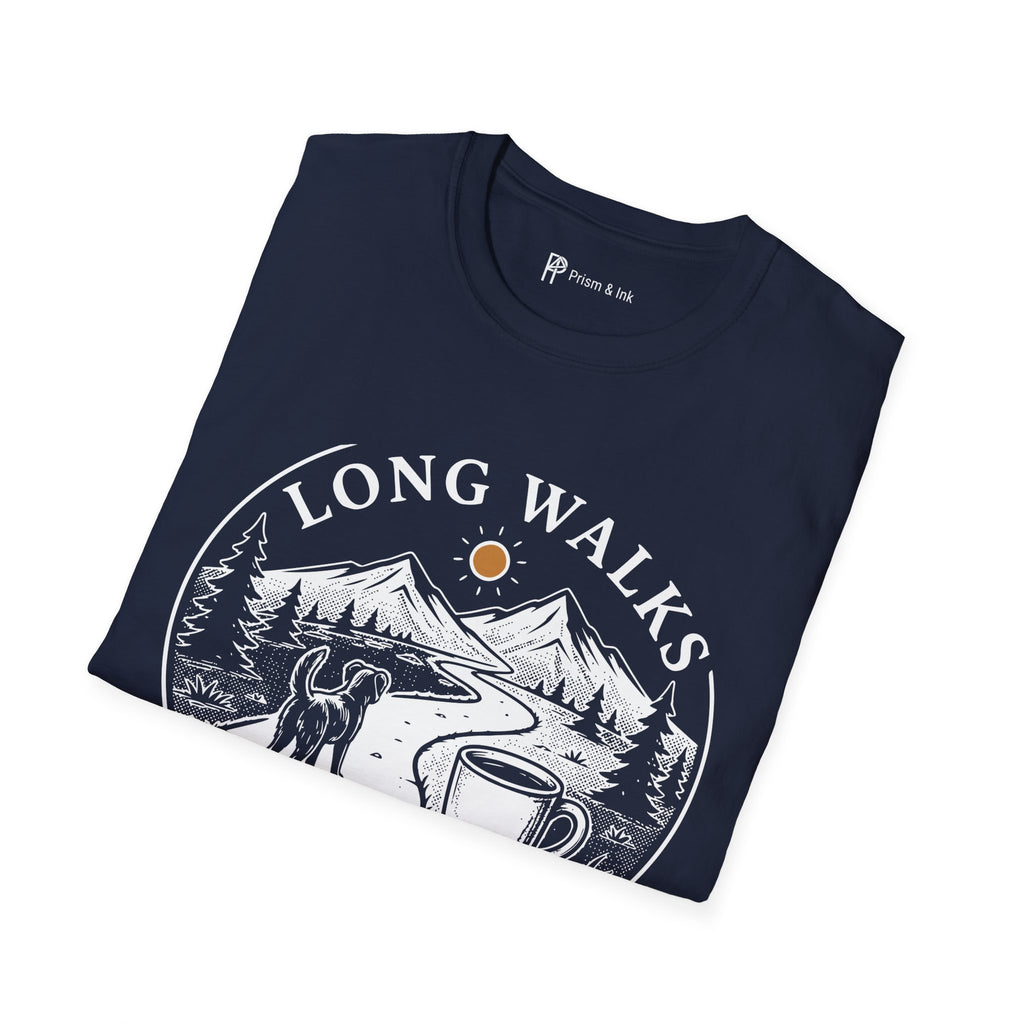 Long Walks & Good Coffee T-Shirt