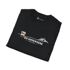Go Somewhere Mountain Peak Expedition Coffee T-Shirt