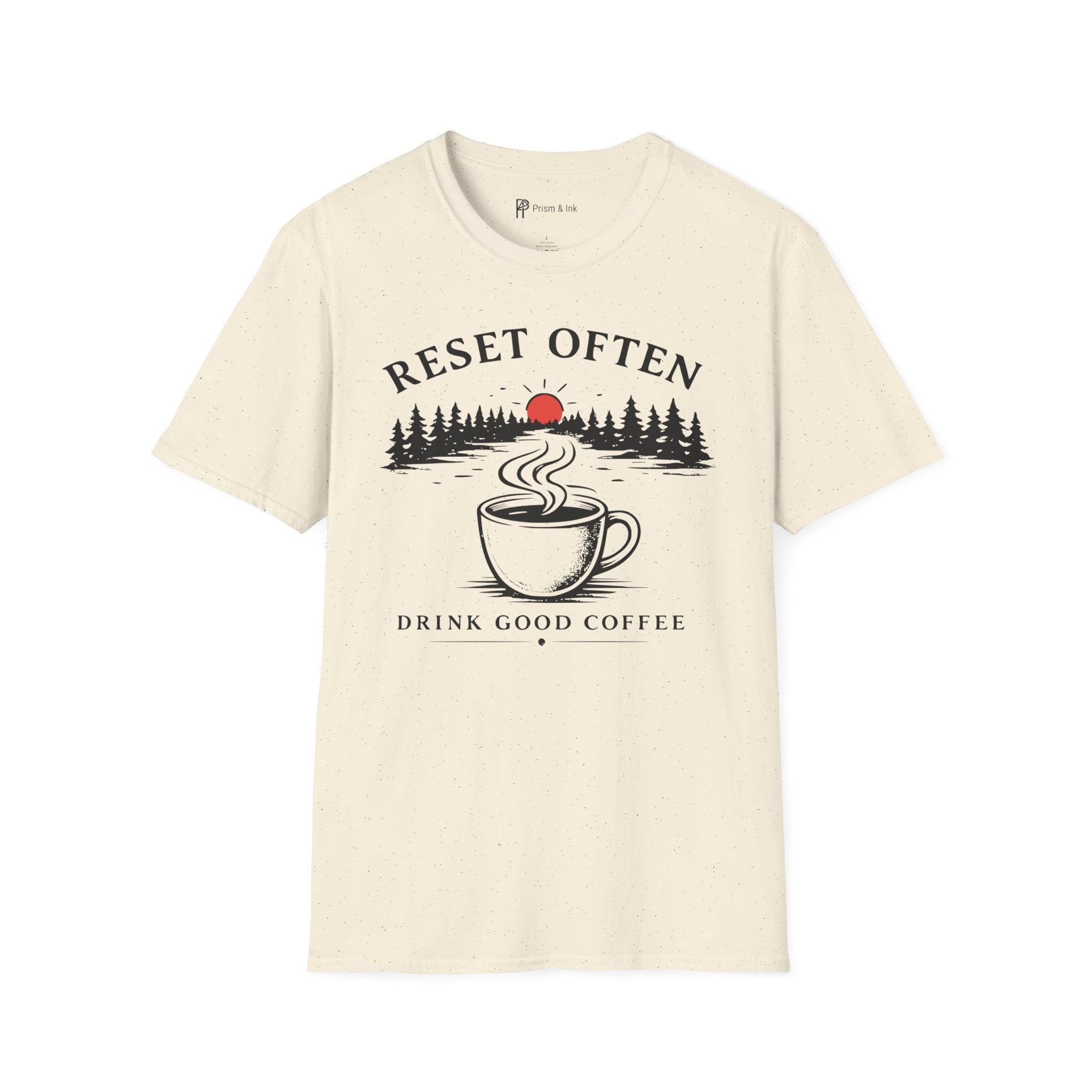 Reset Often Coffee T-Shirt
