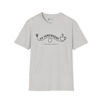 Go Somewhere Map Pin Path Coffee Travel T-Shirt