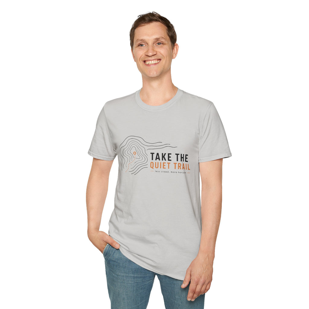 Take The Quiet Trail Minimalist Hiking T-Shirt