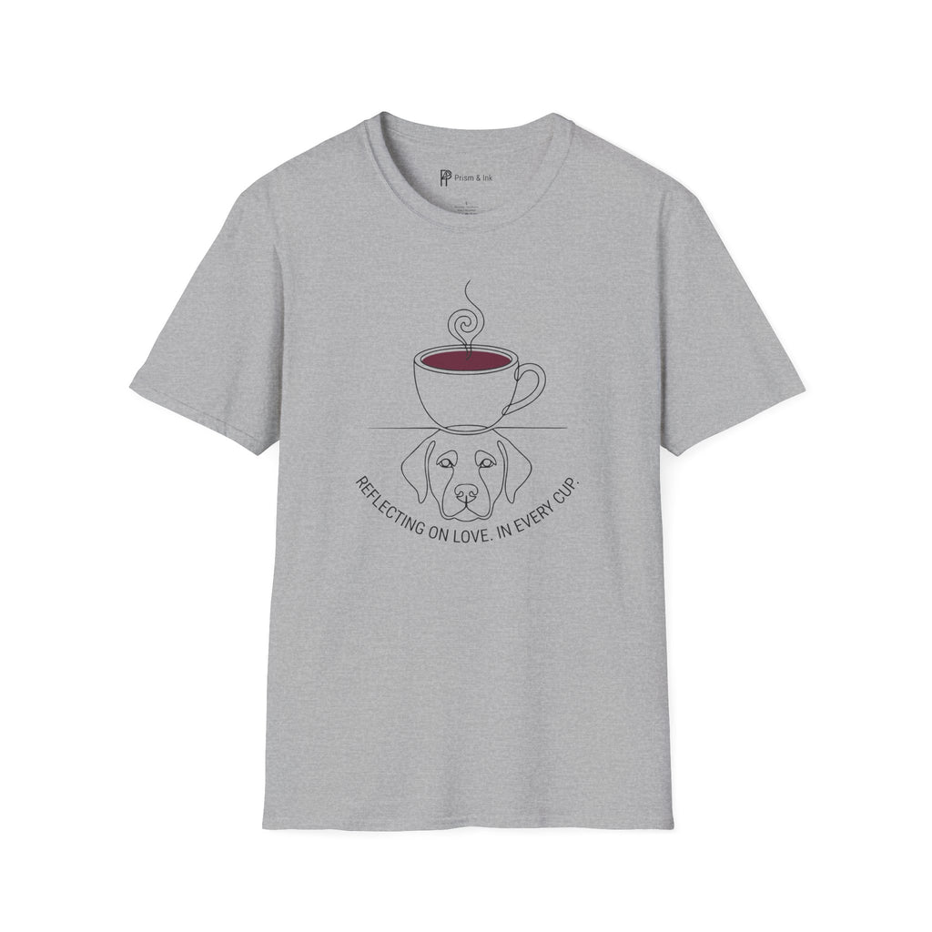 Reflecting on Love Dog Coffee T-Shirt