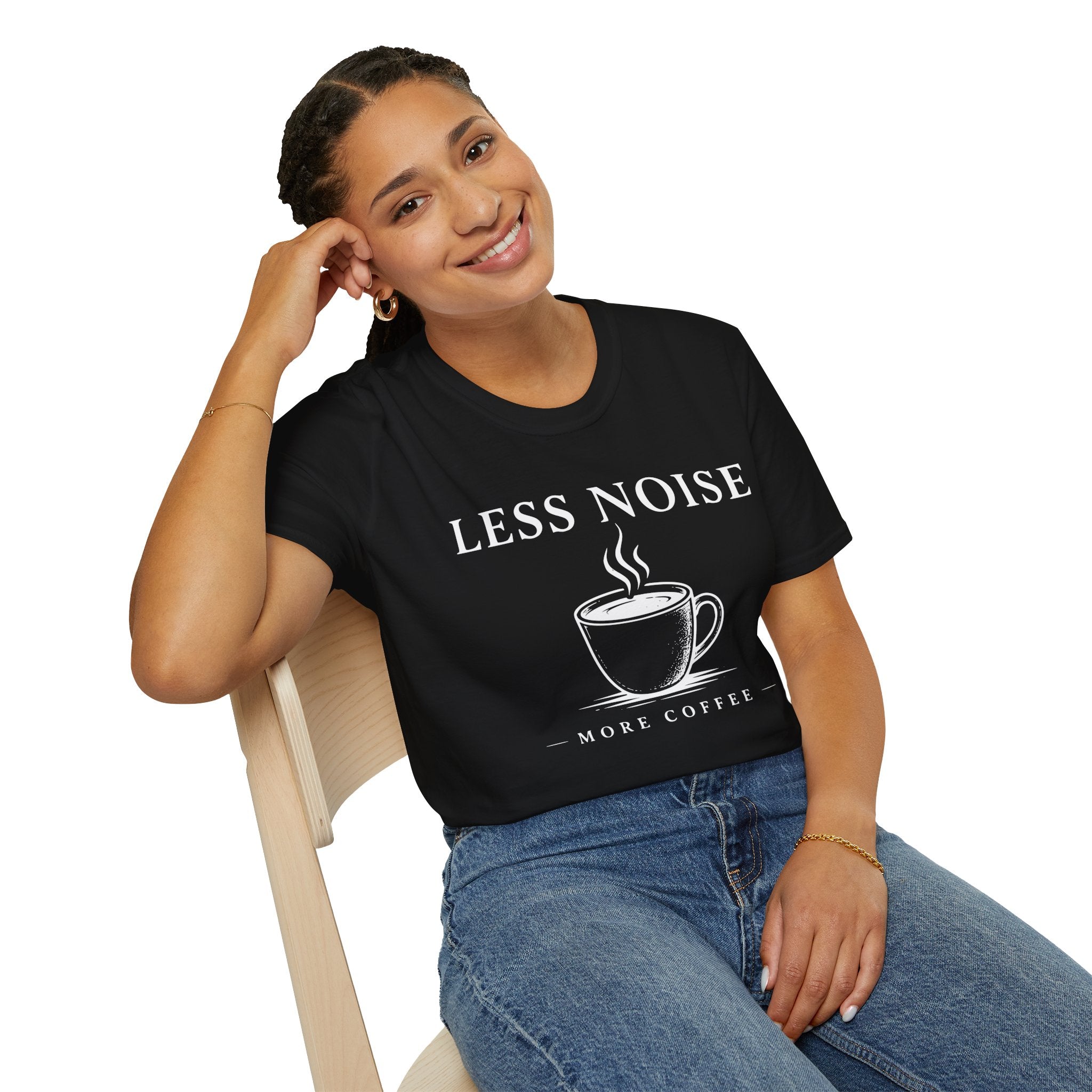 Less Noise More Coffee T-Shirt
