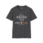 Stay In Tune Frequency Wave Coffee T-Shirt