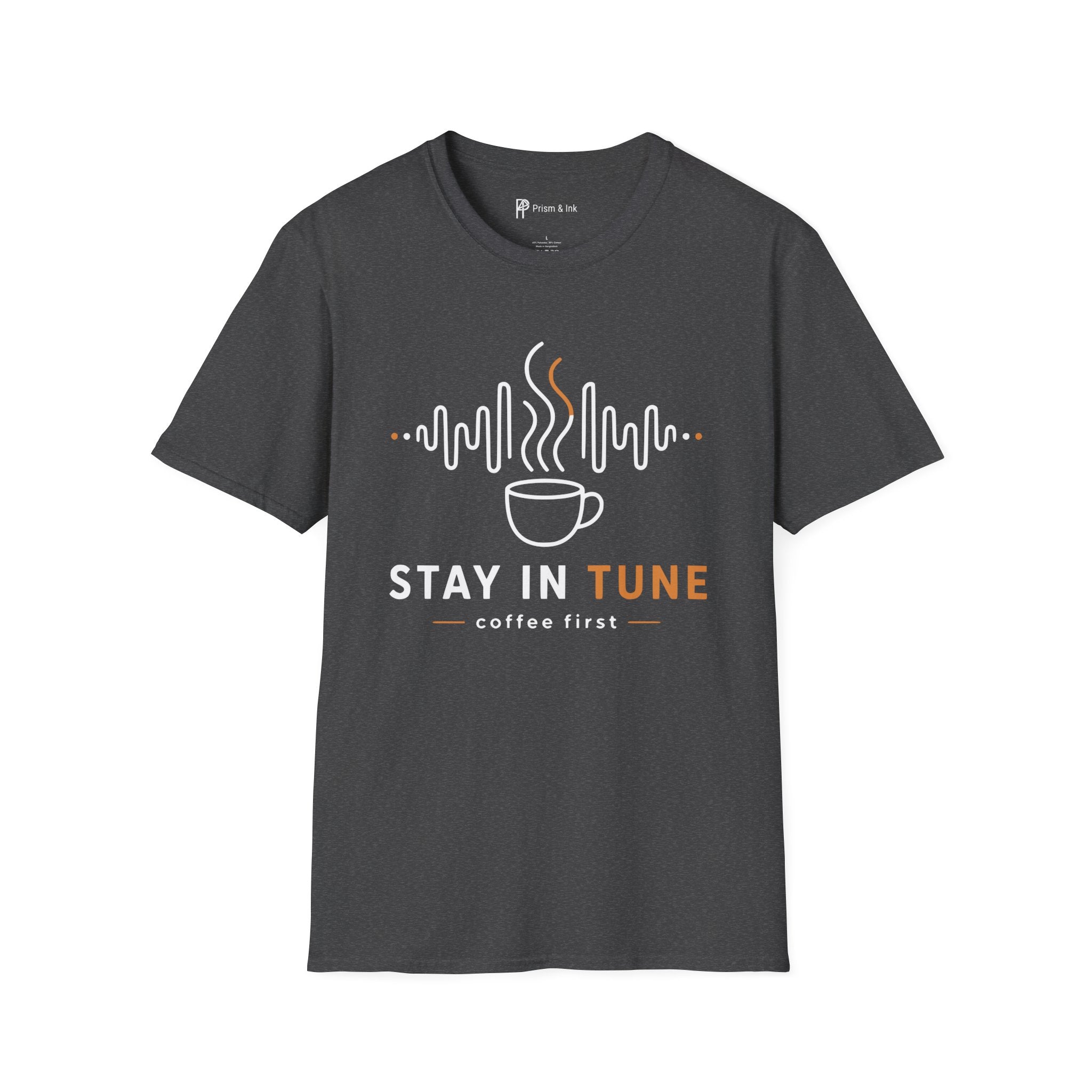 Stay In Tune Frequency Wave Coffee T-Shirt