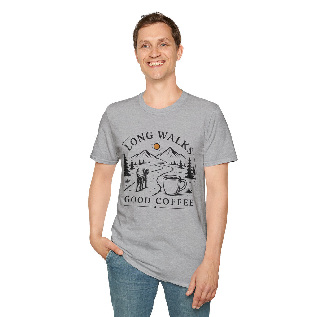 Long Walks & Good Coffee T-Shirt