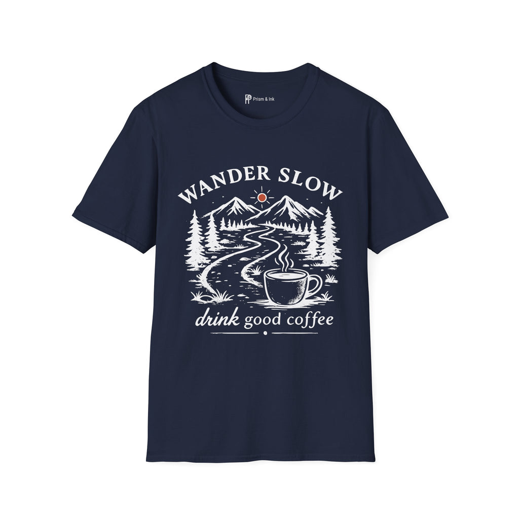 "Wander Slow" Mountain Trail T-Shirt