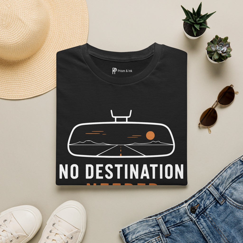 No Destination Needed Road Trip Minimalist T-Shirt