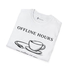 Offline Hours Coffee On T-Shirt