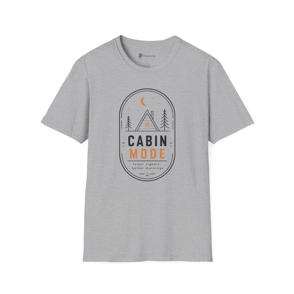 Cabin Mode Minimalist Slow Living Outdoor T-Shirt