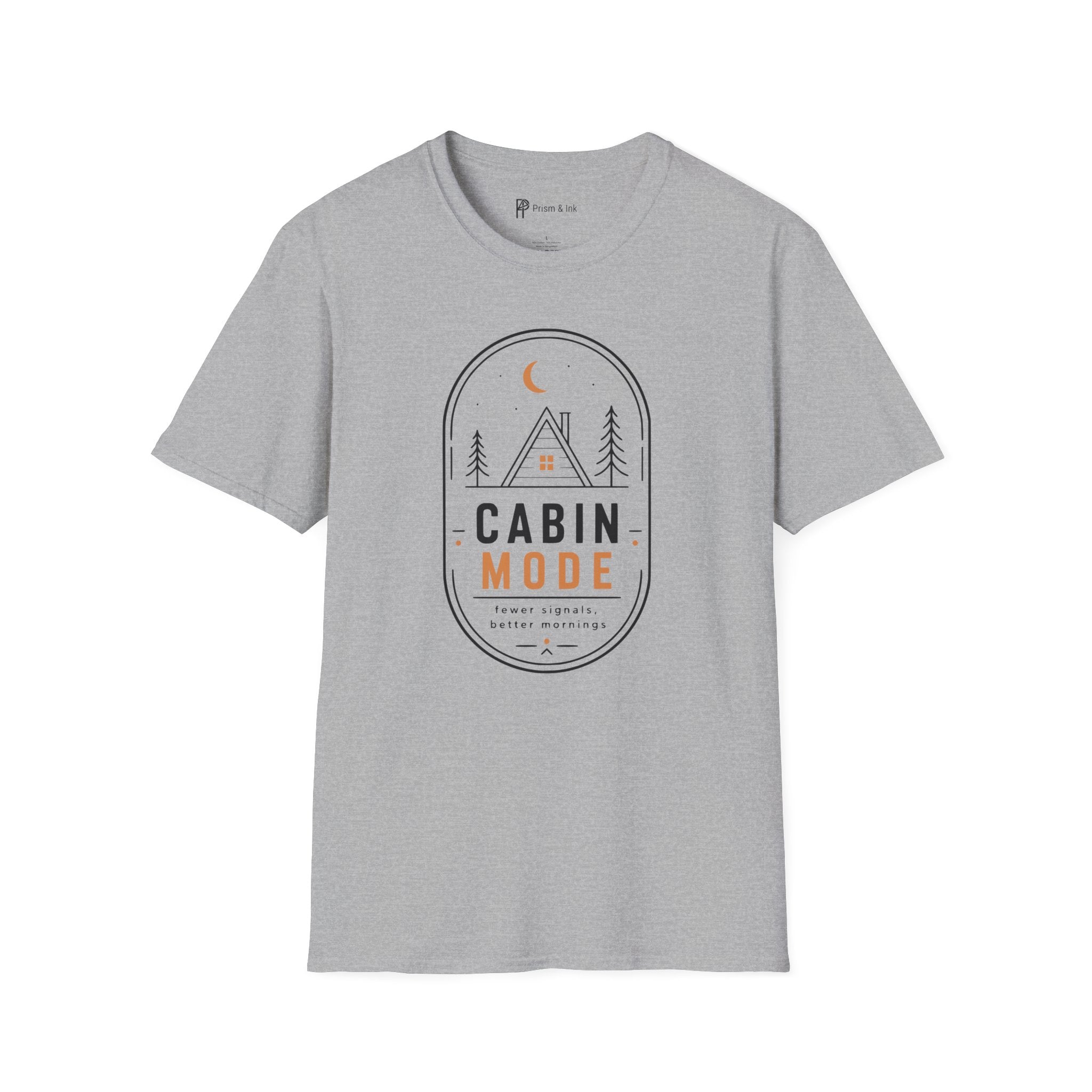 Cabin Mode Minimalist Slow Living Outdoor T-Shirt