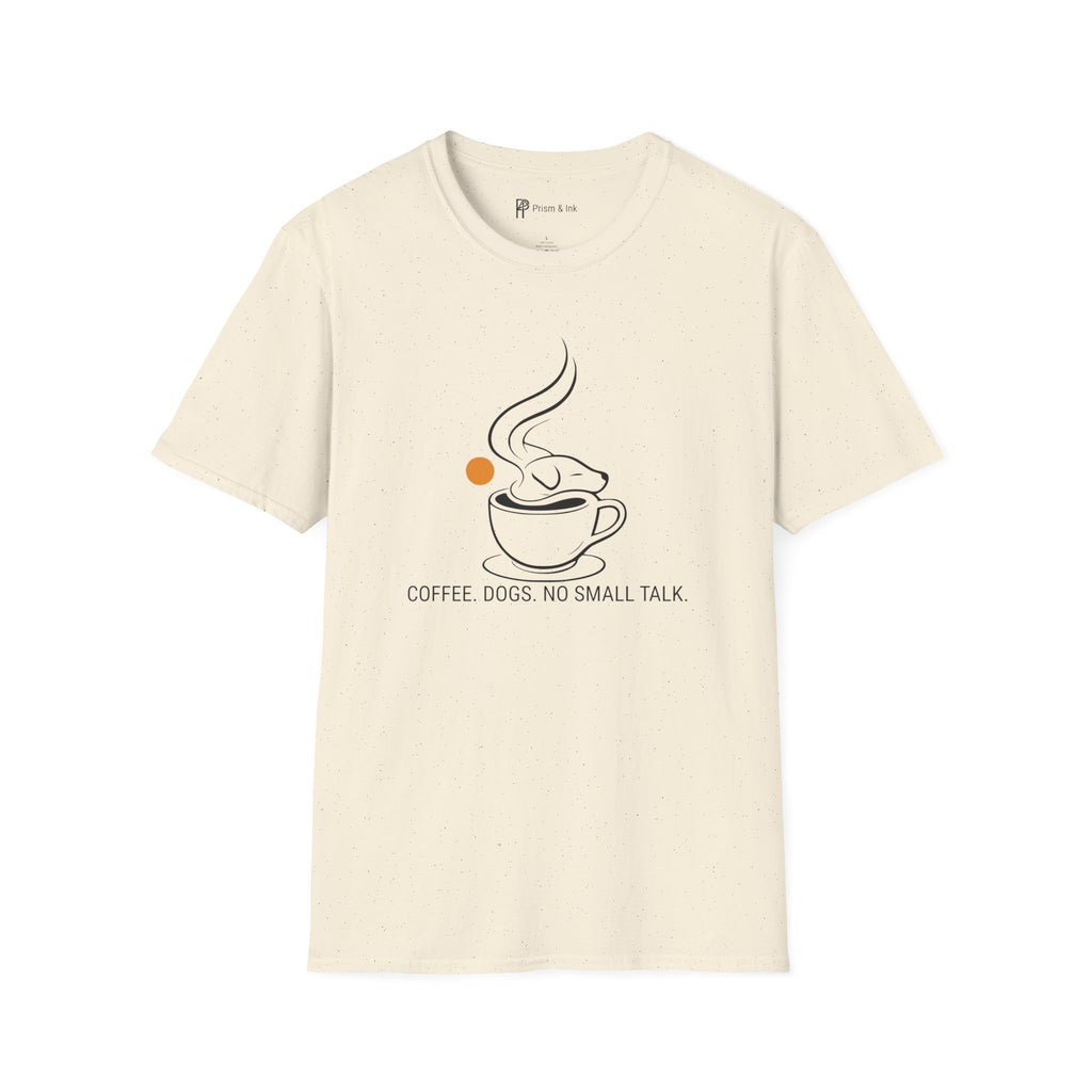 No Small Talk Dog Steam T-Shirt
