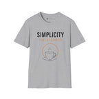 Simplicity Fuels Clarity Coffee T-Shirt