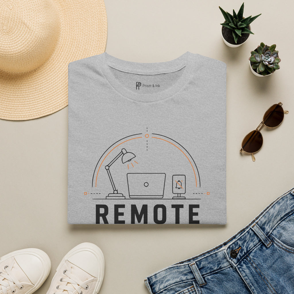 Remote By Choice Minimalist Work From Home T-Shirt